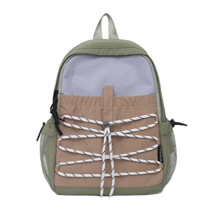 Schoolbag Korean version contrasting color small backpack women's lightweight mountaineering bag climbing fitness backpack hiking cycling sports 