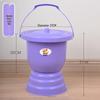 Women's Indoor Urinal with Lid for Night Use - Suitable for Rural, Elderly, and Children