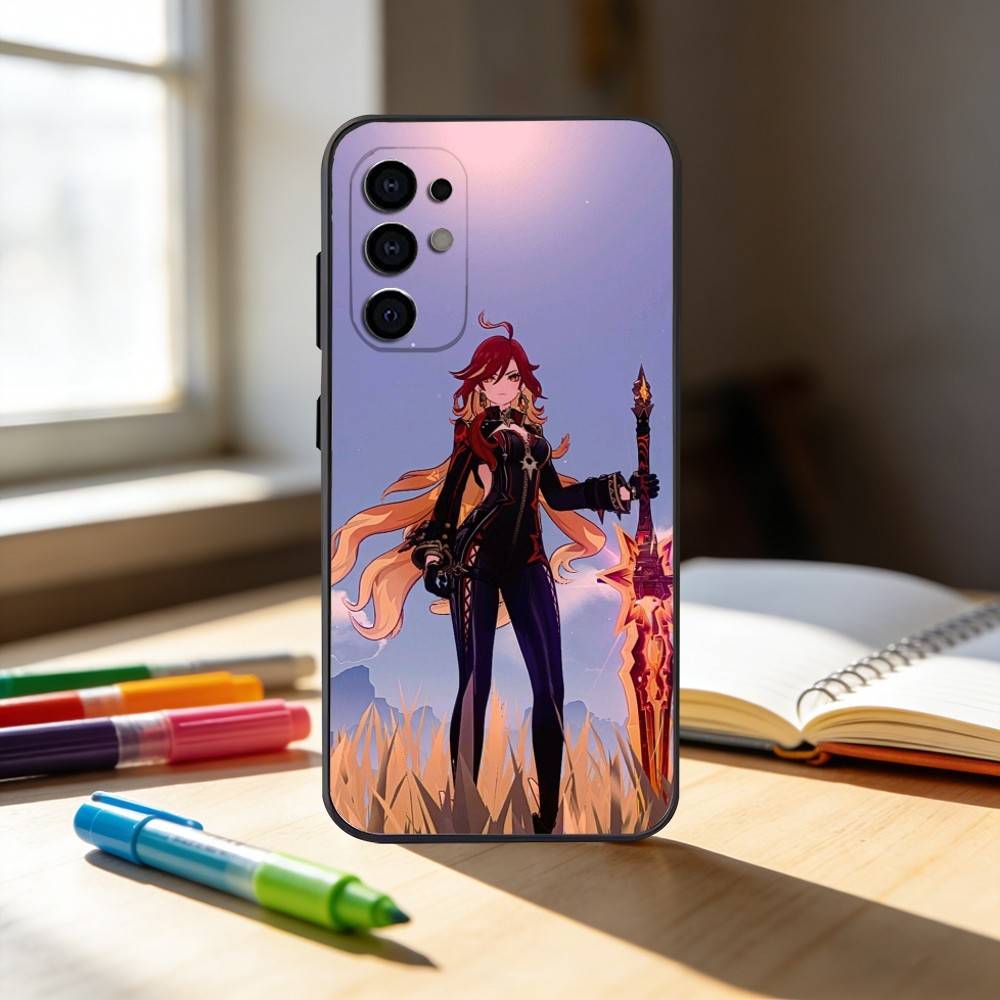 COOL Marveka Genshin Impact Phone Case For Samsung S25,S24,S21,S22,S23,S30,Ultra,S20,Plus,Fe,Note,10,9,5G Black Cover