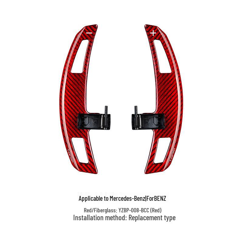 

T-Carbon True Carbon Fiber Shift Paddles for Mercedes E-Class: 22 E63AMG, 21 E53E63