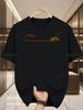 Mens Breathable Outdoor Cycling TShirt Moisture Wicking QuickDry Athletic Top with Mountain Streetwear Graphic Print Tshirt
