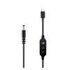 PD65W USB C to DC5521 Fast Charging Cord 5V 9V 12V 15V 20V 3A Adjustable Power Supply Cable With Multiple Adapters