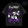 Manga Jujutsu Kaisen T Shirt Fushiguro Megumi Anime Tshirt Gothic Y2k Vintage Washed T-shirt Men's Clothing Cotton Tees Tops