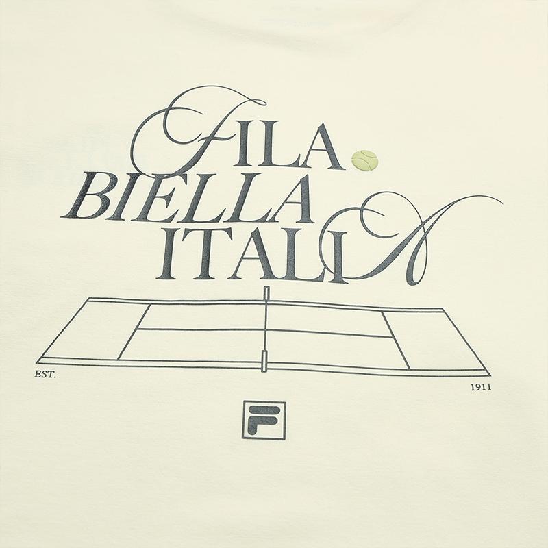 Fila Tennis Fashion Minimalist Classic Sports Tennis Versatile Comfortable Moisture-Wicking Loose Short Sleeve T-Shirt Women Tops A11W623108FYE