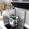 Oil Baffle Kitchen Stainless Steel Oil Baffle Thickened High Temperature Gas Stove Heat Insulation Plate Easy To Clean