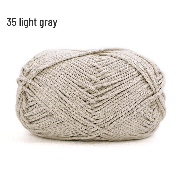 Xue Feier Suxin 2mm Round Hollow Pure Cotton Crochet Yarn for DIY Knitting