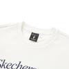 Skechers Colorful Casual Series Letter Round Neck Pullover Sports Sweatshirt Women Sweatshirt Cotton-Candy-White L124W015-0074