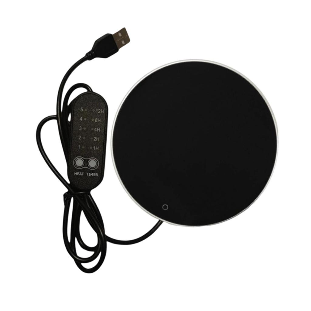 Candle Warm Men Women Portable Smart Heating Plate 5 Temp Settings Fast Heating Electric