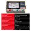 Insulation Resistance Meter Digital Ohmmeter Megger Handheld Insulation Tester Megameter 01000M Ohm