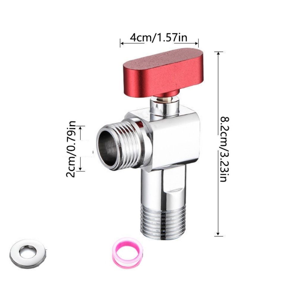 Leak Proof Large Flow Angle Valve Hot and Cold Water Water Flows Control Valves  Kitchen