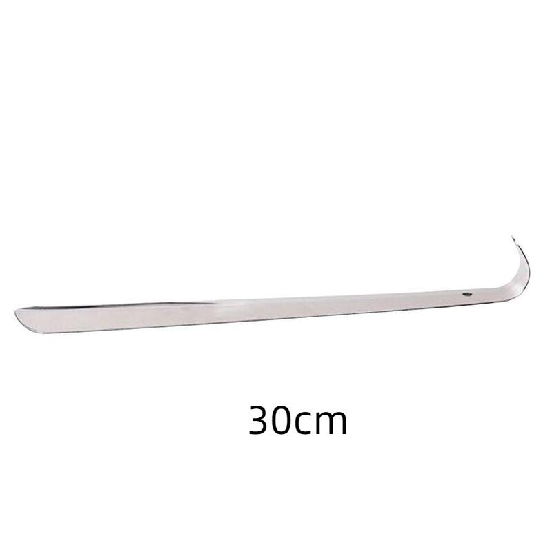Calçadeira de Aço Inoxidável 30cm Metal Calçadeira Longa Sem Dobrar Calçar e Descalçar Fácil