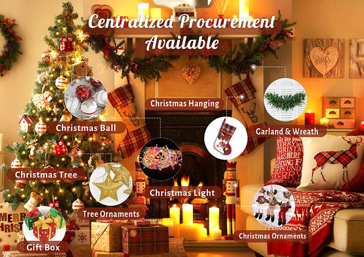 60mm Wood Pine Cone Christmas Tree Ornaments with Standing Base-Winter Holiday Home Decor
