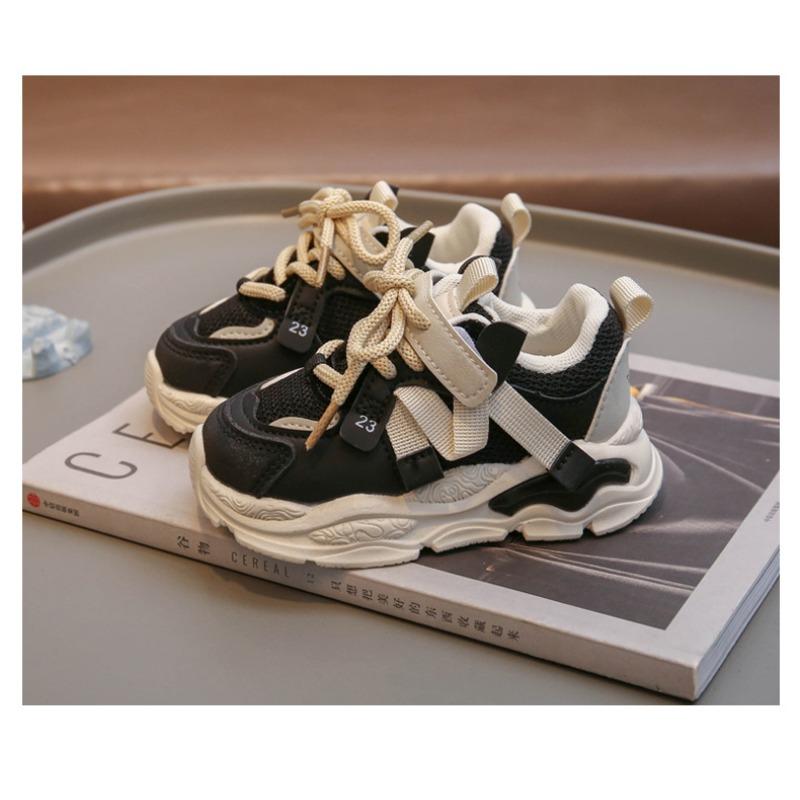 Girls' Sneakers Spring/Autumn New Arrivals, Boys' Sneakers, Kids' Mesh Chunky Dad Shoes, Girls' Running Shoes, Trendy Children's Footwear.