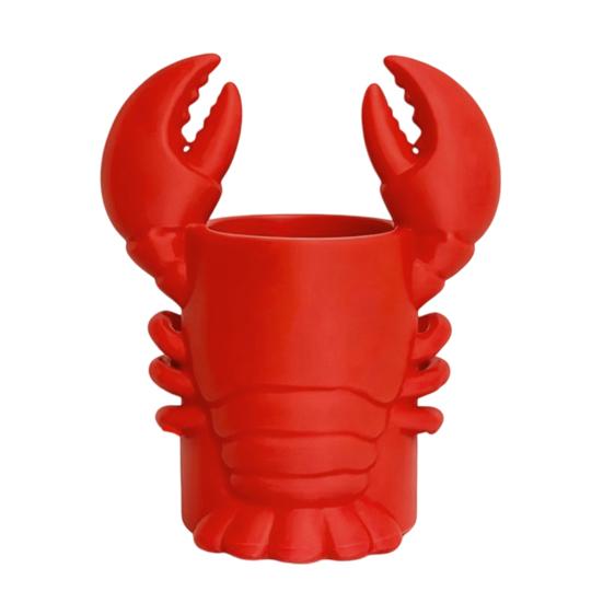 Lobster Pen Holder, Halloween Funny Sea Animal Pencil Stand, Creative Desk Organizer for Brushes Makeup Tools, Office Home Decor