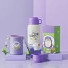 500ml Water 316 Stainless Steel Retractable Cup Handheld or Shoulder Suitable for Elementary School and Girls and Boys Children's Bottle, 2-Way