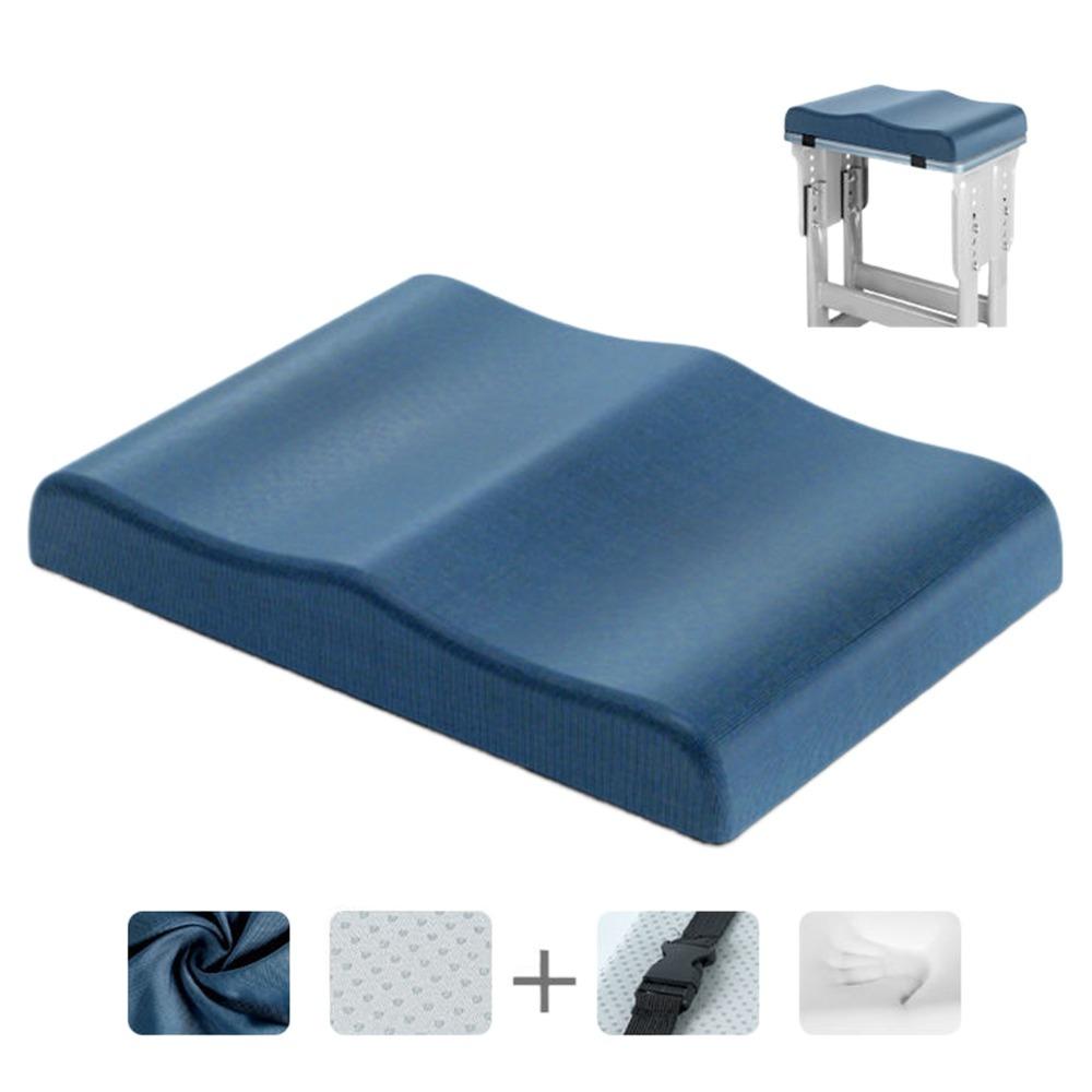 

Эргономичная подушка для автомобильного сиденья с эффектом памяти, подушки для офисного сиденья с отскоком, универсальное использование, подушка для сиденья при геморрое, ишиас 38*35*4cm