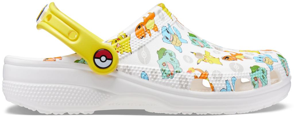 Crocs Unisex Classic Pokemon Clog 24cm 2.0 Sandalen, Weiß/Multi,