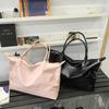 Short-distance Large-capacity Travel Bag Women's Portable Business Trip Storage Tote Bag Going Out Fitness Sports Bag Pu Leather Duffel Bag