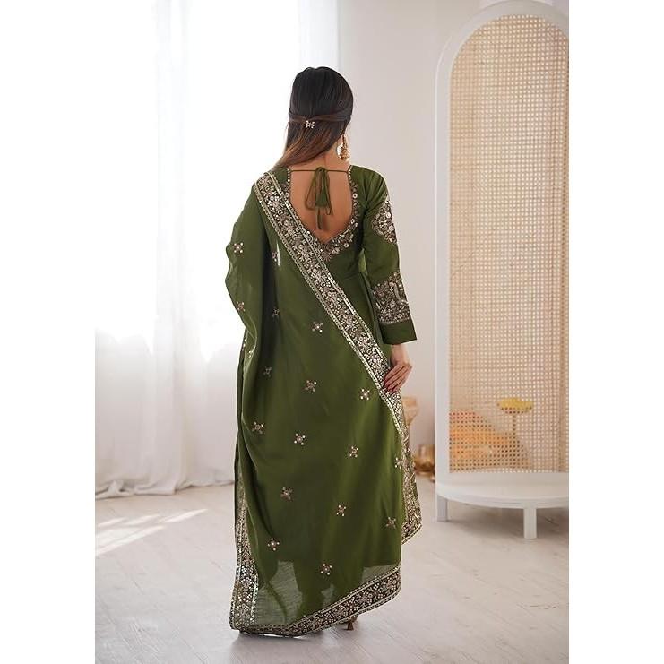 Party Wedding Wear Anarkali Suit Indian Pakisatni Designer Salwar Kameez Dress