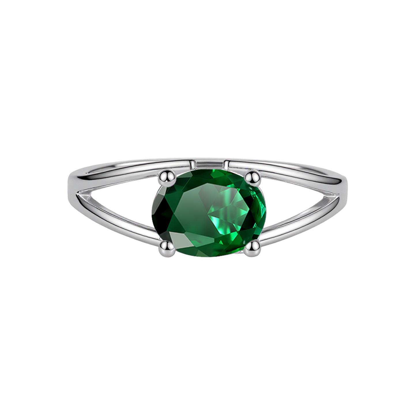 Eco-friendly Copper Gem Ring: Fashionable, Versatile, Multiple Colors, Women s Light Luxury, Niche Design. Adjustable