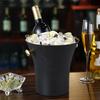 European Stainless Steel Ice Bucket Beer Red Wine Juice Drink Cooler Bar Family Party Champagne Ice Bucket Bar Wine Accessories