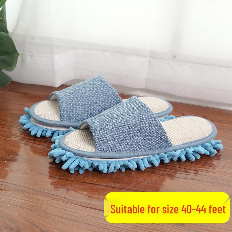 Abnehmbare & Waschbare Wischpantoffeln für Leise Bodenreinigung