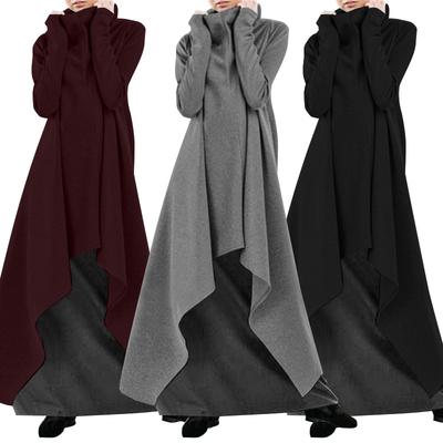 Women Hoodie Sweatshirts Autumn Winter Solid Long Coats