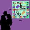 Adultopoly Board Game, Couple Board Game, Couple Adult Opoly Board Game, Date Night Ideas, Intimacy Deck Cards for Couples