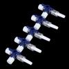 5Pcs Three Way Stop Cock Lock Adapter 3 Way Stopcock T-Connector Extension Tube
