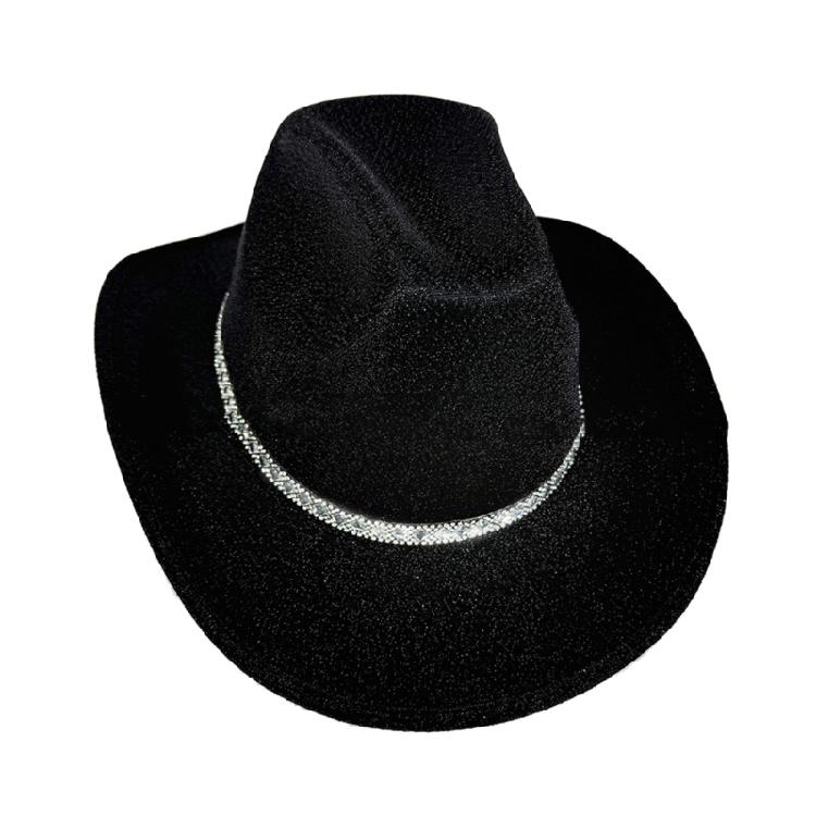 Bridal Bandana Panama Hat Jeweled Rhinestones for Women Bride Hat Sparkling Rhinestones Bridal Caps Photo Props