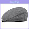 Pattern Cotton Lattice Beret  Hat For Men With Adjustable Casual Outdoor Travel