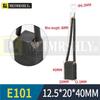 MEIMRSHLY E101 DC Motor Brushes - Sizes: 12.5, 16, 20, 25, 32, 40, 50, 60