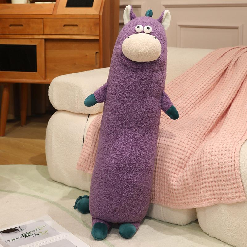 

Kawaii Hippo Plush Pillow Stuffed Animal Long Hippopotamus Cushion Decor Sleeping Companion Girl Birthday Gift 95cm