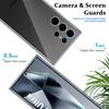 För Samsung Galaxy S24 Ultra TPU-skal Transparent Skyddande Baksida Anti-fingeravtryck
