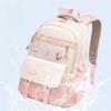 Fashionable and Casual Student School Bags Color Splicing Large Capacity Elementary School Backpack Lightweight Breathable Simple Commuting Bookbag