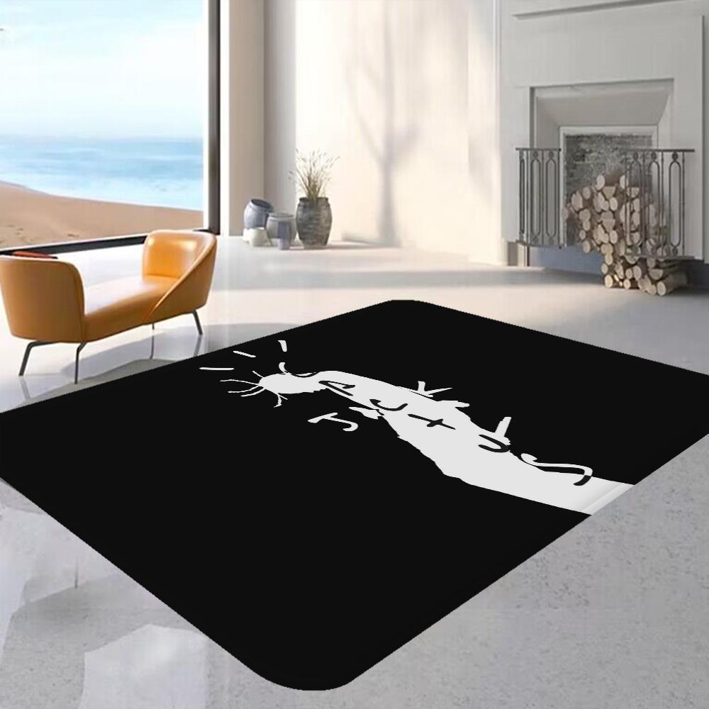 

J-Jack T-Travis Rapper Floor Mat Floor Carpet Kids Room Bedroom Decoration Balcony Anti-Slip Doormat Living Room Hotel Decor Mat 40x60cm