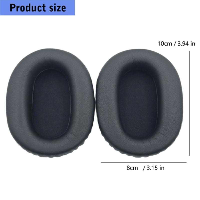 Ear Cushions Feature Protein Leather Soft Earpads Noise Isolation Ergonomic for WH-CH720 CH710N CH700N Headphone