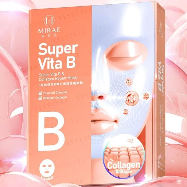 MIRAE - Super Vita B & Collagen Repair Mask 4 pcs