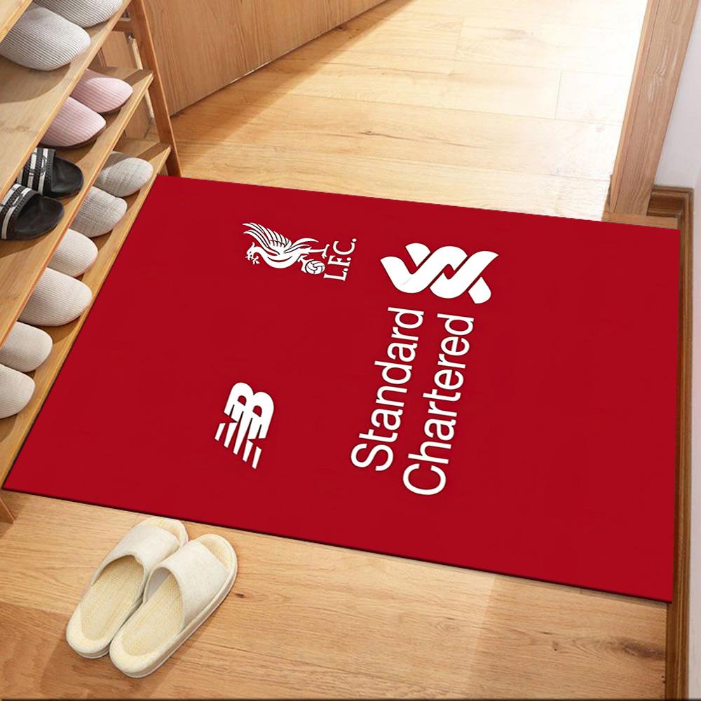 Liverpool Football Club Area Rug Suitable For Game Room Kitchen Entryway Outdoor Antislip Carpet Office Home Decor Wedding Party Gift