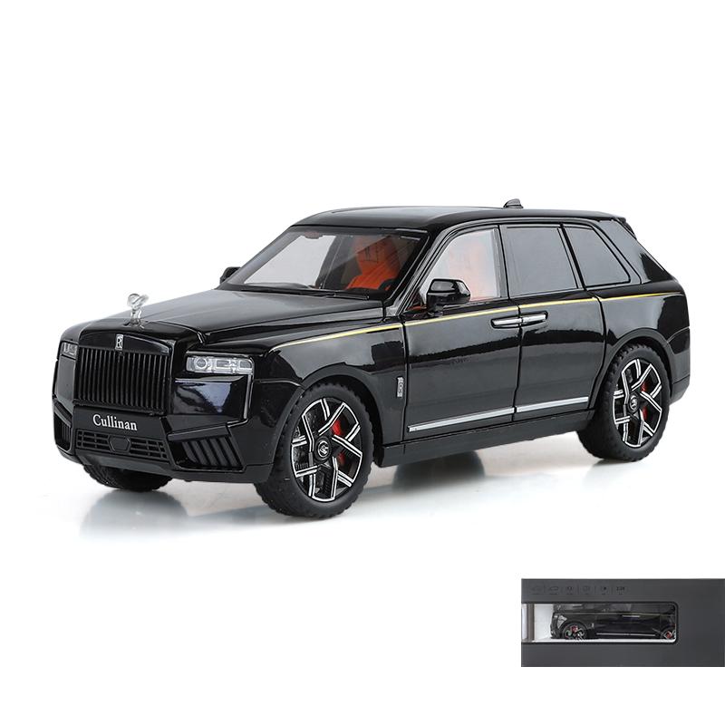 1/24 Rolls Royce Cullinan SUV Alloy Diecast Model Starry Sky Roof Car Toy Children Toy Gift Collection Decoration Ornaments
