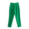 Women's High Waist Straight Leg Pants Double Layer Thick Four-Way Stretch Casual Trousers 35 Colors