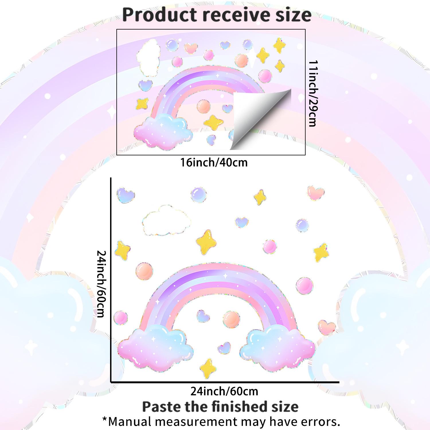 

Rainbow Cloud Self-adhesive Living Room Bedroom Living Room Balcony Wall Decoration Stickers