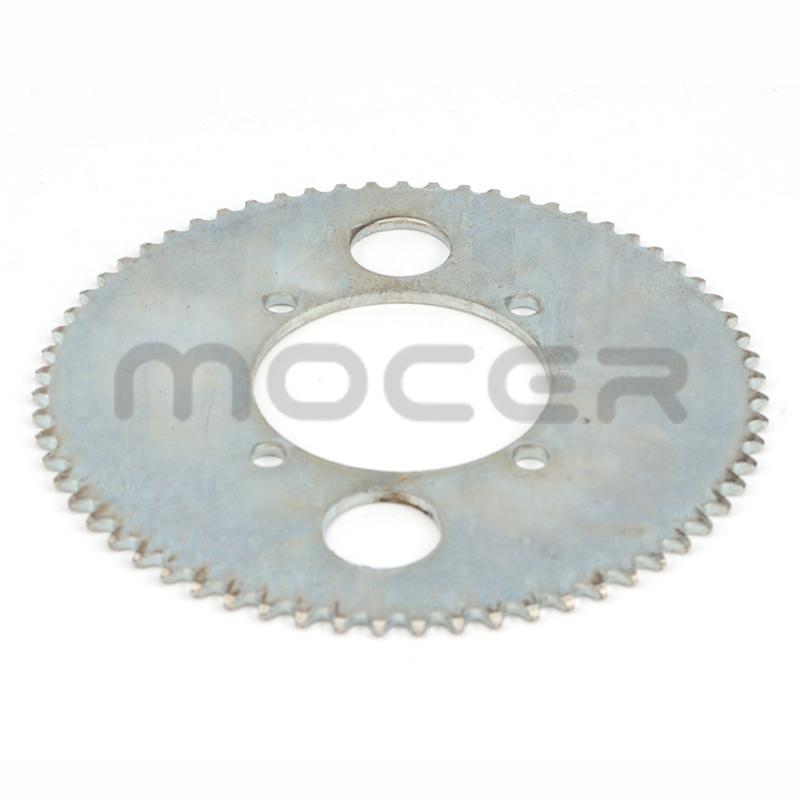 25H Kettenrad 55t 65t Zähne 54MM Hinterradkettenrad für 47CC 49CC Mini Moto ATV Quad Dirt Pit Pocket 2-Takt-Motor