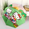 1pc Hello Kitty Picnic with Auto Open Close Umbrella, Portable Folding Design, 8-Bone Iron Frame, Outdoor Umbrella, Ideal Gift for Fans, Travelers, Da