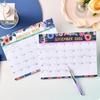 Magnetic Calendar for Fridge - Magnetic Calendar 2026, Jan.2026 - Dec.2026, 8" × 10", 2026 Calendar, Tear-off Pad, Blocks with Julian Dates - Floral