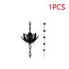 1-5PCS Lotus Rain Catcher Chain Decorative Adjustable Rain Chain Gutter Roof Rainwater Catcher Drainage Downspout Tool For Outdo