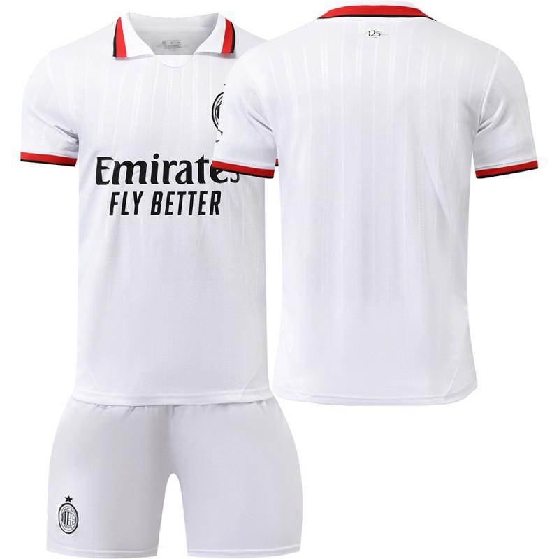 2526AC Away Football Uniform No. 9 Giroud 10 Leo Milan 11 Pulisic Jersey Set