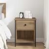 Artisan Oak Nightstand 40 x 42 x 50 cm Particleboard