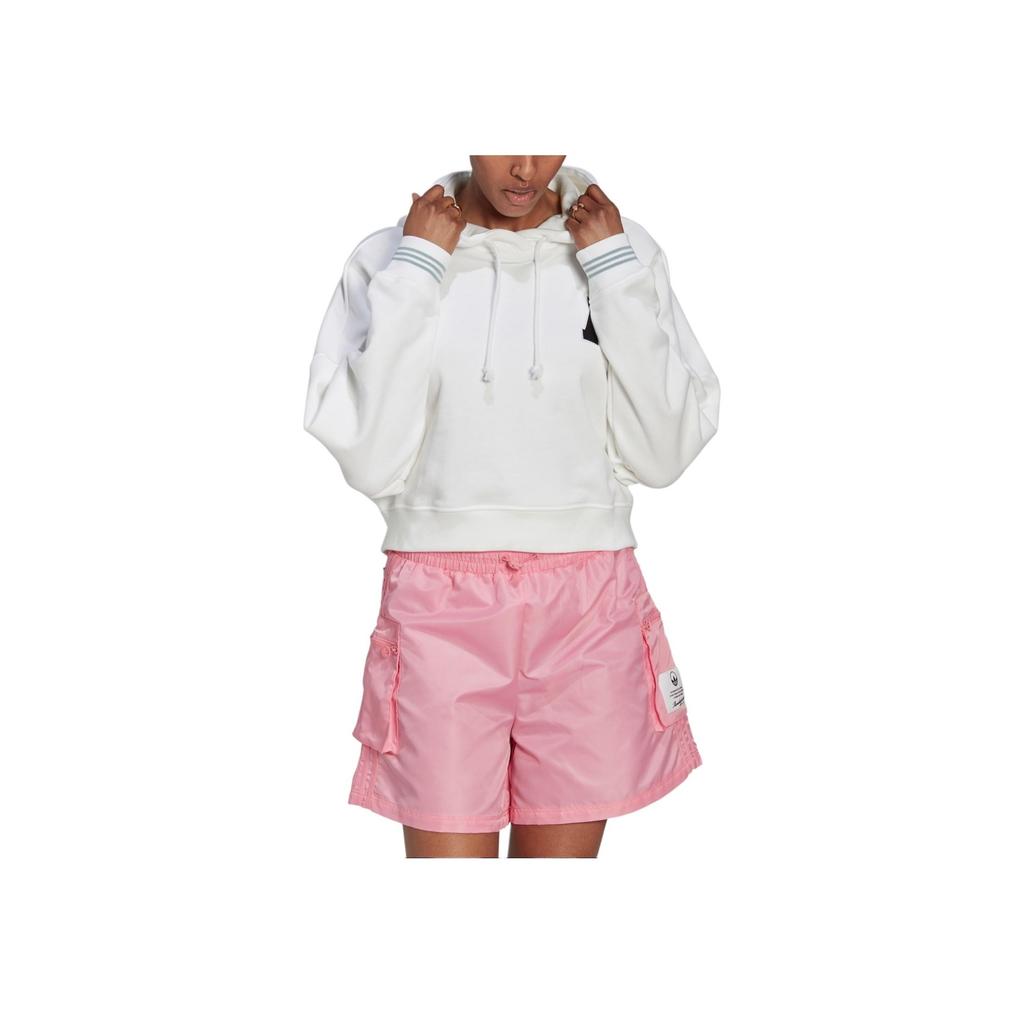 adidas Originals Disney Print Letter Pullover Hoodie Women Tops White HL9055