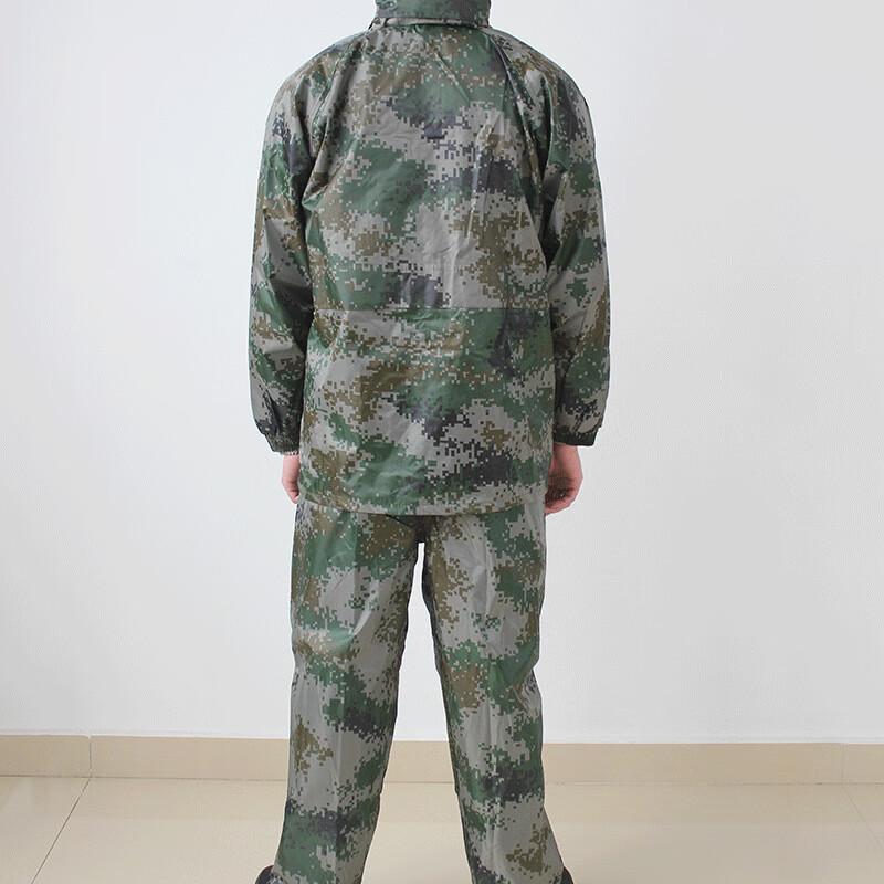 Men s Camouflage Outdoor Travel Rain Suit 165